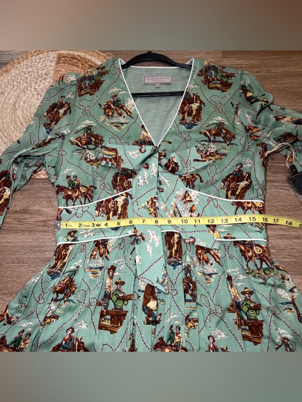 DOUBLE D RANCH Romance & Rustlers A.R. Mitchell Western Print NWT - Picture 7 of 14